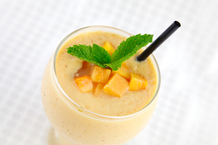 Papaya and Red Dates Milk Shake